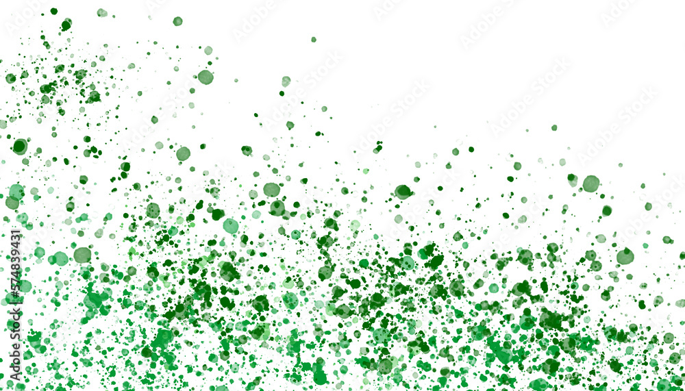 Fototapeta premium Abstract of color splatter on white background