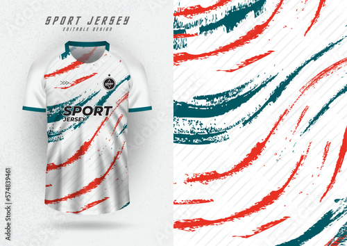 background for sports jersey soccer jersey running jersey racing jersey brush pattern green and orange