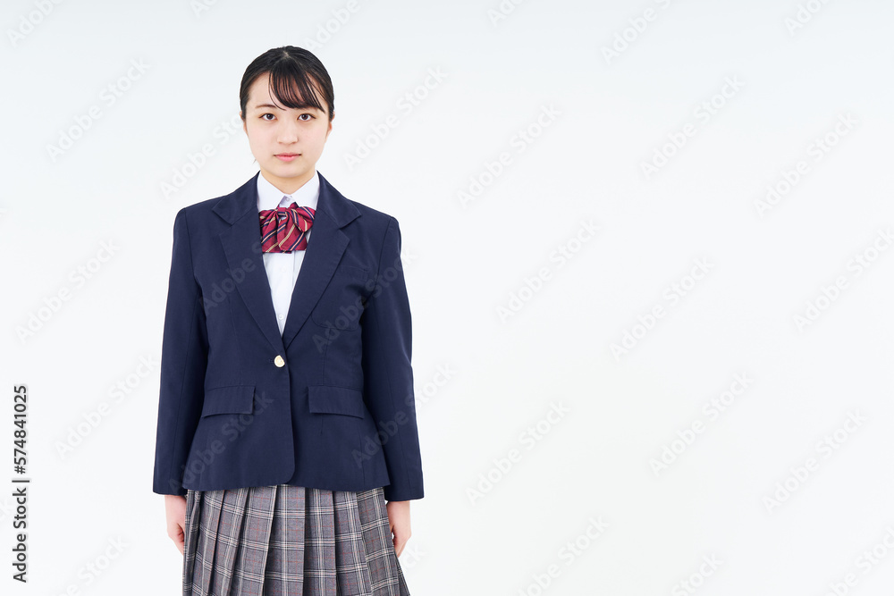 女子高生のポートレート