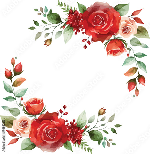 bouquet of red roses