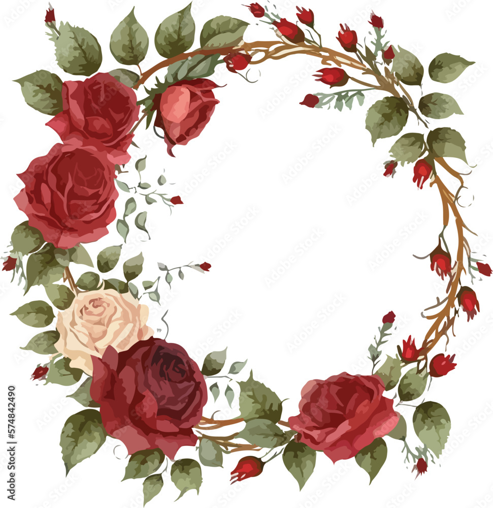 frame of roses frame of roses