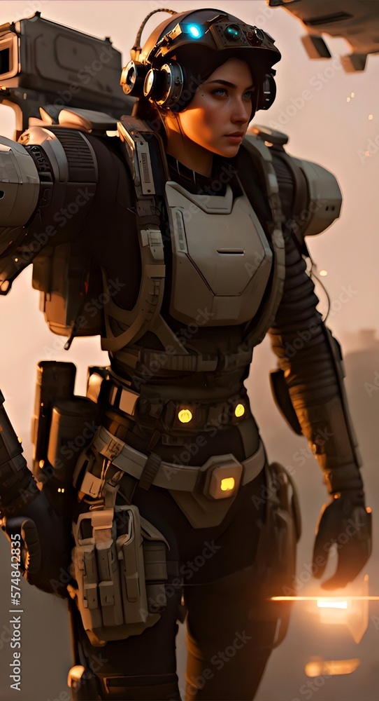 Soldier Girl (Made with A.I) Soldier Girl (Made with A.I)
