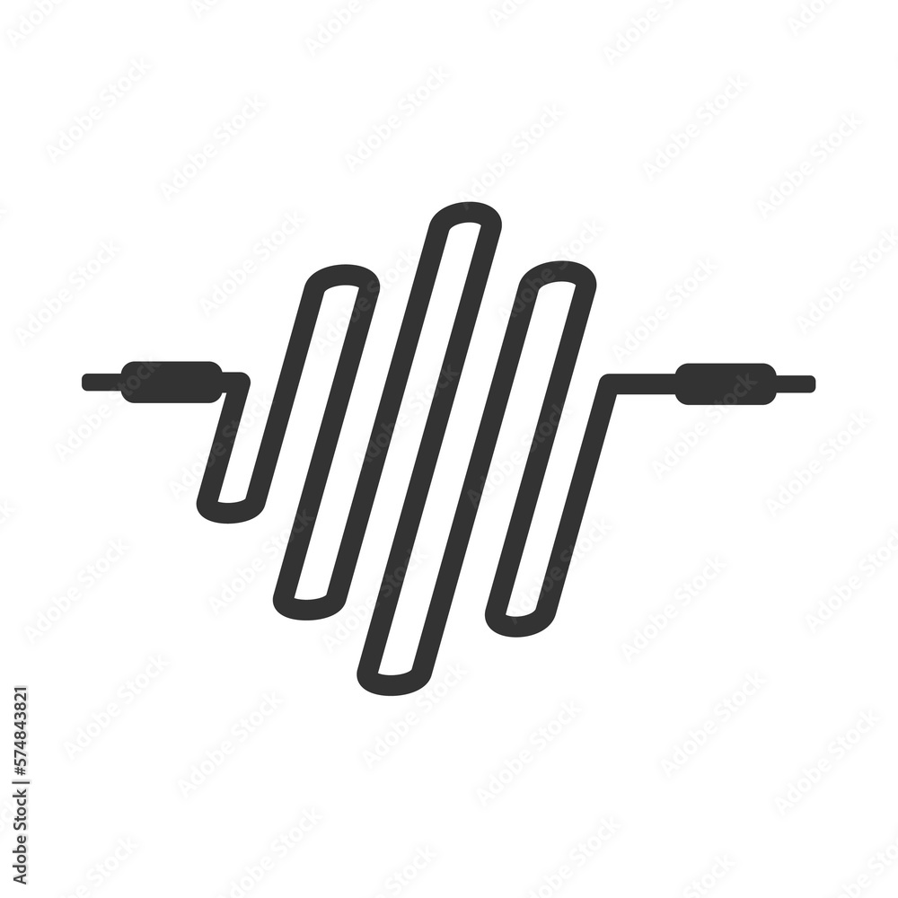 Obraz premium sound wave music wave logo template Icon Illustration Brand Identity.Isolated and flat illustration. Vector graphic