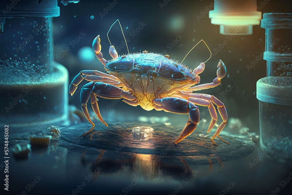 Crab Scientist in Marine Biology Lab Uses Unreal Engine for 32k Super