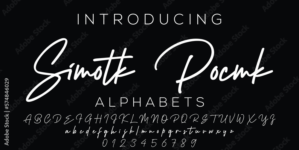 Signature Font Calligraphy Logotype Script Brush Font Type Font ...