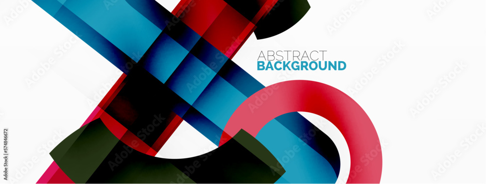 Minimalist geometric abstract background. Lines, circles with shadow effects composition wallpaper design Minimalist geometric abstract background. Lines, circles with shadow effects composition wallpaper design
