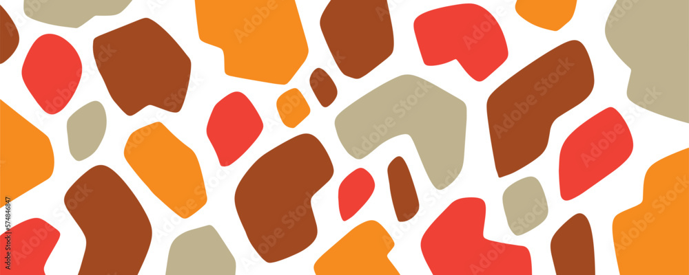 Abstract colorful rock shape elements background template design vector. Abstract colorful rock shape elements background template design vector.