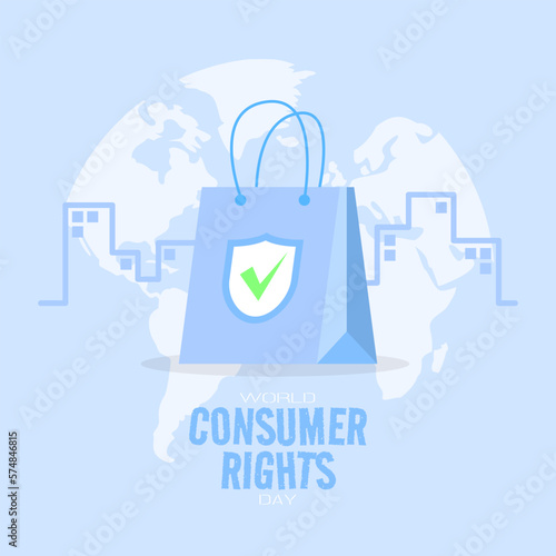 World Consumer Rights Day greeting card