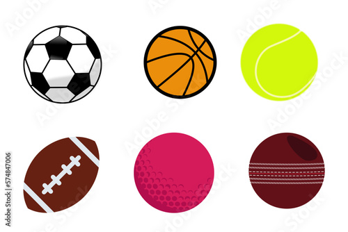 ball vector collection for sports purposes