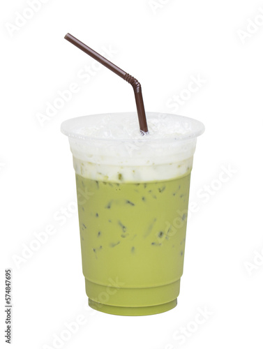 Iced Matcha Latte Green Tea Cup In Cafe Restaurant Stock Photo, Picture and  Royalty Free Image. Image 119943838.