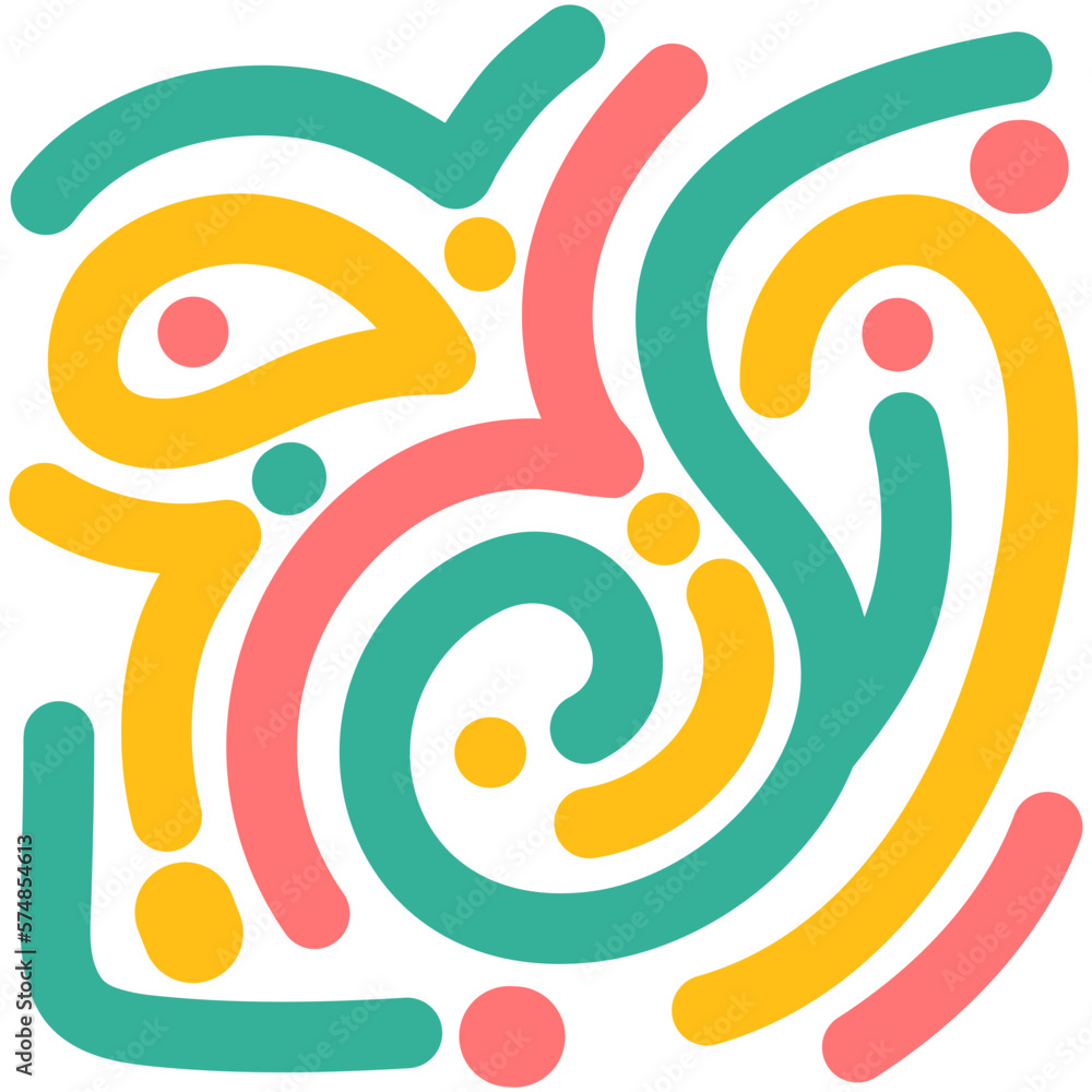 Fototapeta premium Abstract Shape Illustration