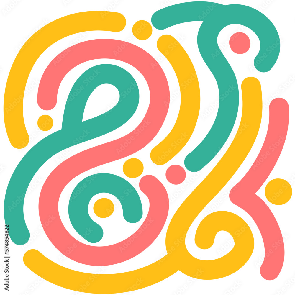 Obraz premium Abstract Shape Illustration