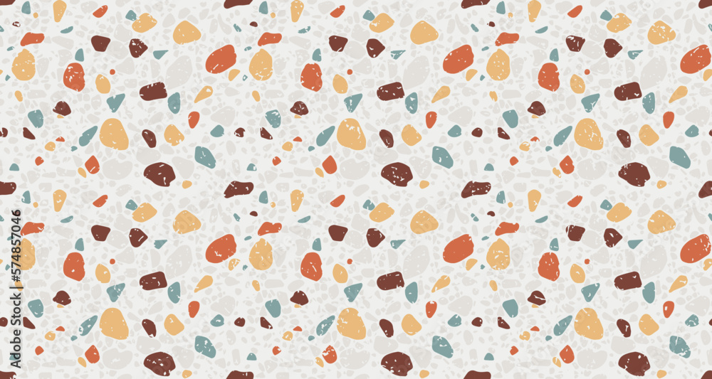 Terrazzo seamless patterns floor pattern collection wallpaper