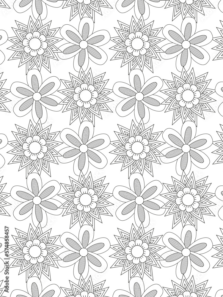 vector pattern.
Beautiful black and white illustration for adult coloring book with rectangle abstract linear tribal pattern vector pattern.
Beautiful black and white illustration for adult coloring book with rectangle abstract linear tribal pattern