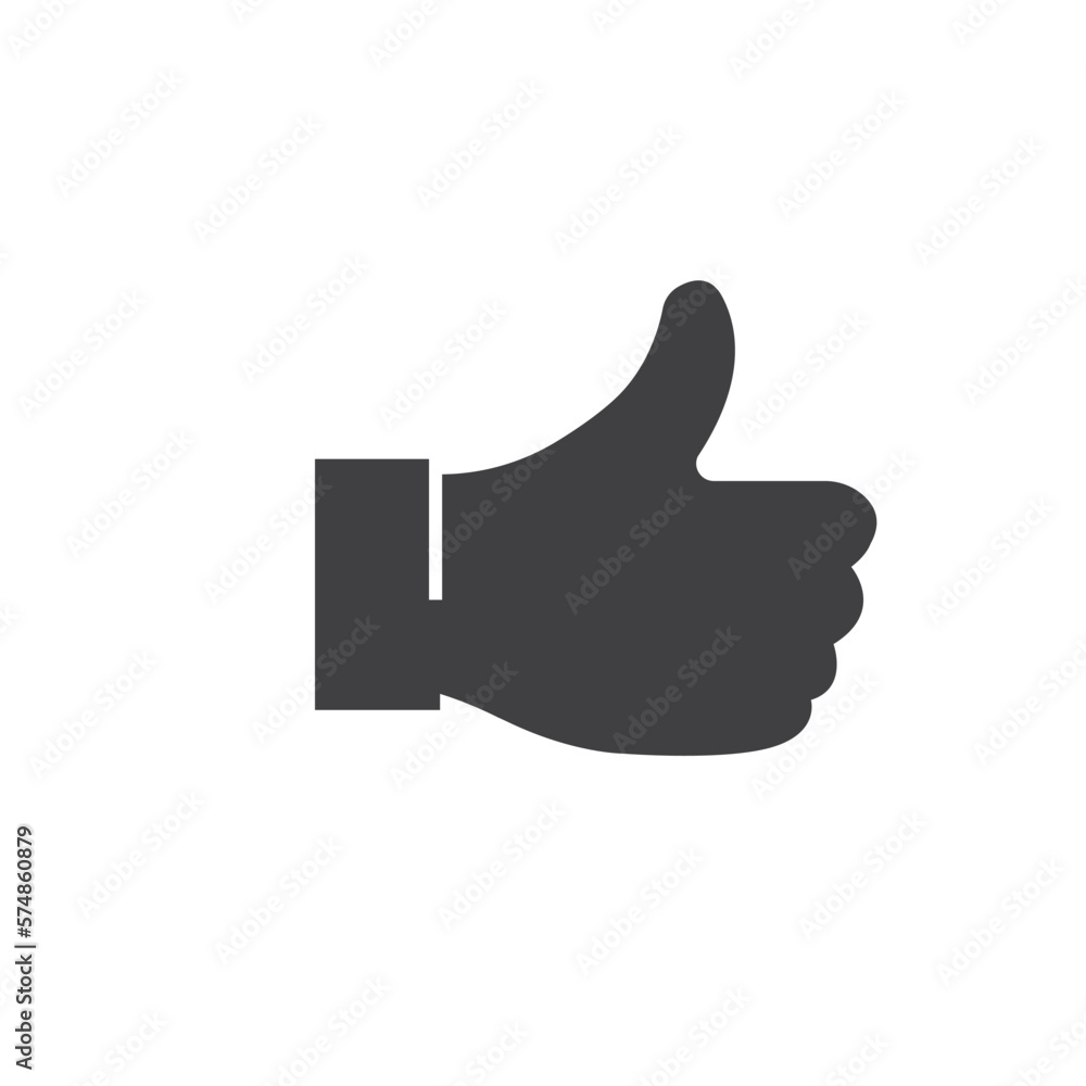 tumb hand up good product icon vector concept design template tumb hand up good product icon vector concept design template