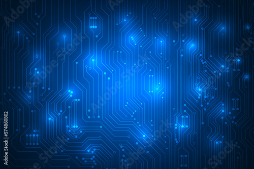circuit board digital futuristic abstract background.