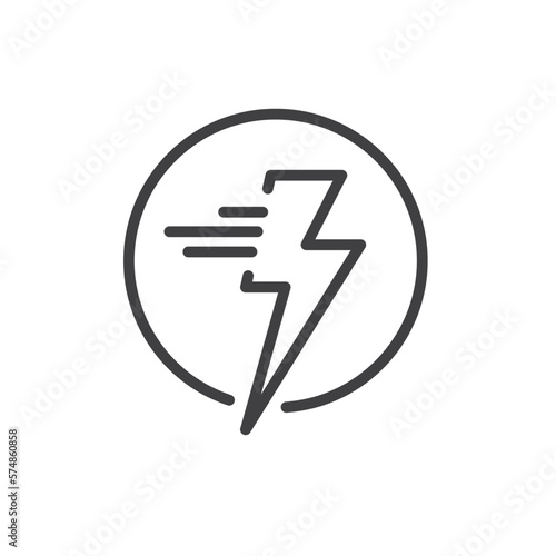 fast charging  icon vector element  design template