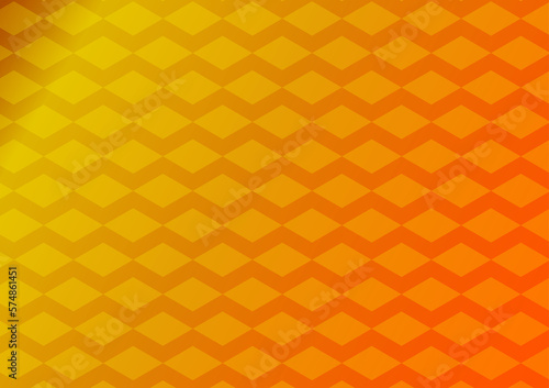 square abstract geometric shapes on yellow orange background