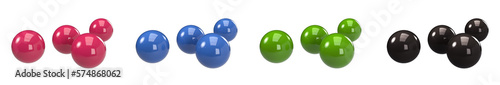 Set of Snooker Balls Transparent PNG