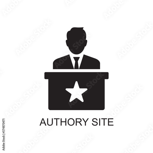 authory sit icon , business icon