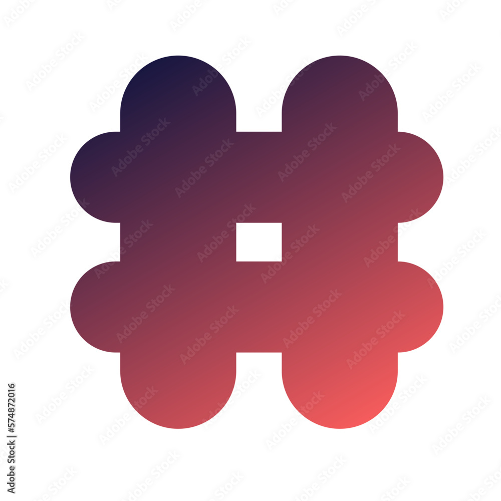 Obraz premium Geometric Gradient Shape