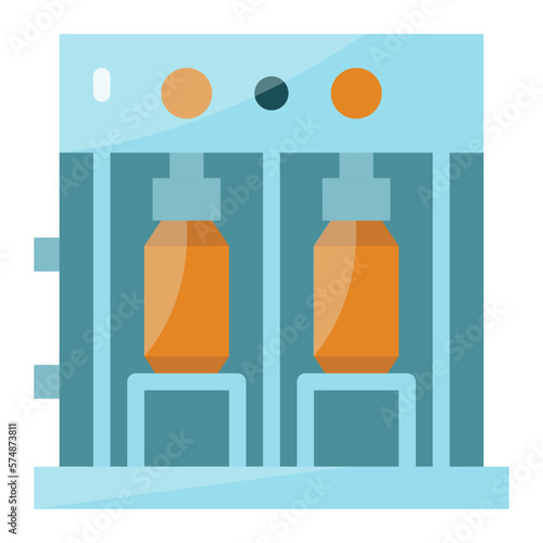 Can Sealing Machine flat icon
