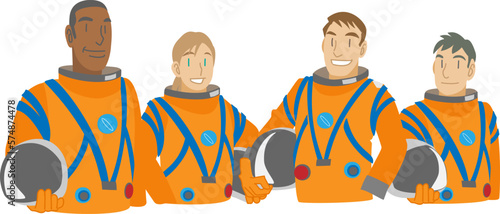 宇宙飛行士の仲間たち
