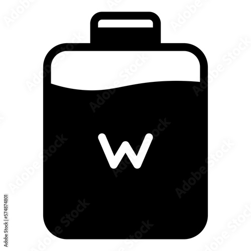 water glyph icon
