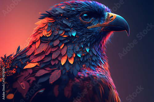 Colorful Falcon - Generative AI