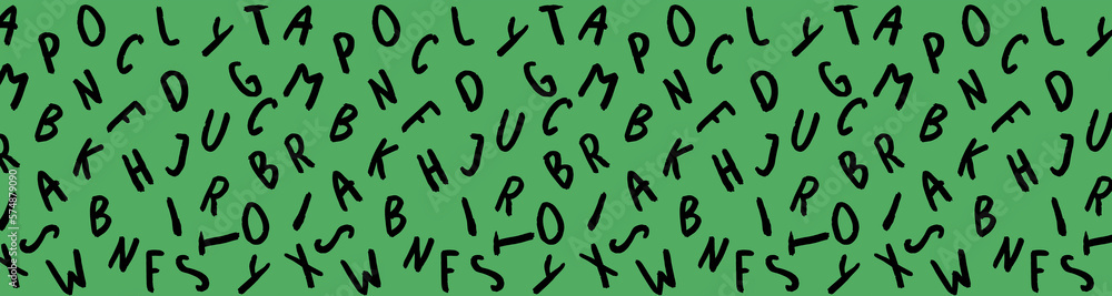 template with the image of keyboard symbols. set of letters. Surface template. green background. Horizontal image. Banner for insertion into site. template with the image of keyboard symbols. set of letters. Surface template. green background. Horizontal image. Banner for insertion into site.