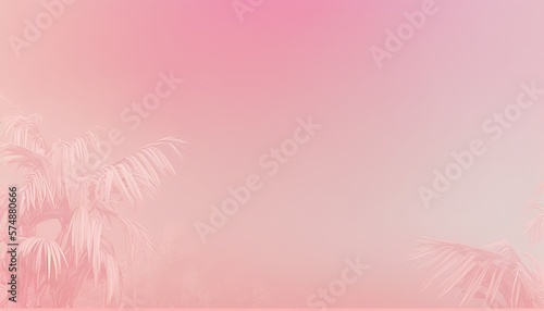 Beautiful Designer Seasonal Background with Pastel pink Color Hue Summer Modern Wallpaper Template with Vibrant Hues and Stunning Scenery for Presentation, Ad, and All Applications (generative AI) © Get Stock