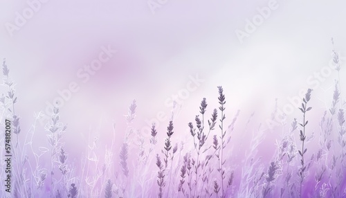 Beautiful Designer Seasonal Background with Soft lavender Color Hue Spring Modern Wallpaper Template with Vibrant Hues and Stunning Scenery for Presentation  Ad  and All Applications  generative AI 