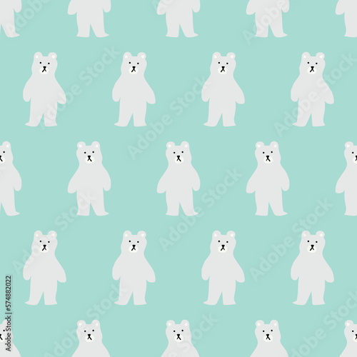 Seamless Surface Pattern Design, bear Art for Home Textiles Dress Sweater Scarf Bedding Mats and Packaging