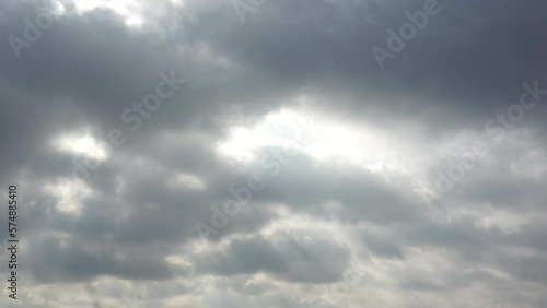 Timelapse sky clouds photo