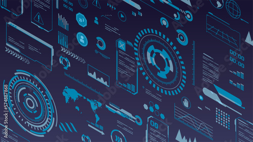 テクノロジー　インターフェイス　テロップ　デザイン
