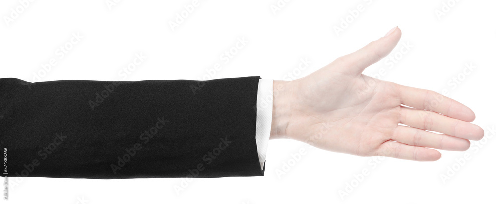 Female caucasian hands in black and white office clothes isolated white background. business woman hands showing different gestures. Office Style Female caucasian hands in black and white office clothes isolated white background. business woman hands showing different gestures. Office Style