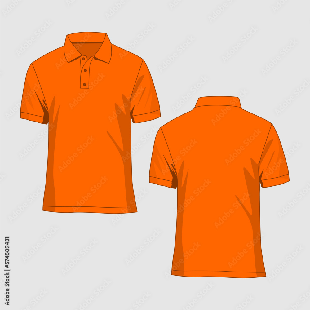 Polo T-shirt Mockup Vector Image And Illustration Polo T-shirt Mockup Vector Image And Illustration