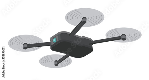 飛ぶドローン イメージ イラスト