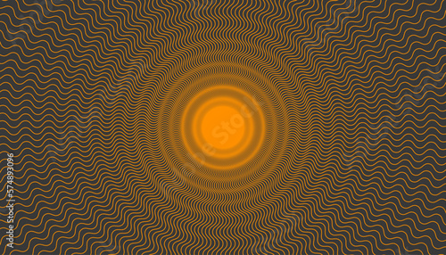 Ramen round vector pattern, yellow noodle, italian pasta