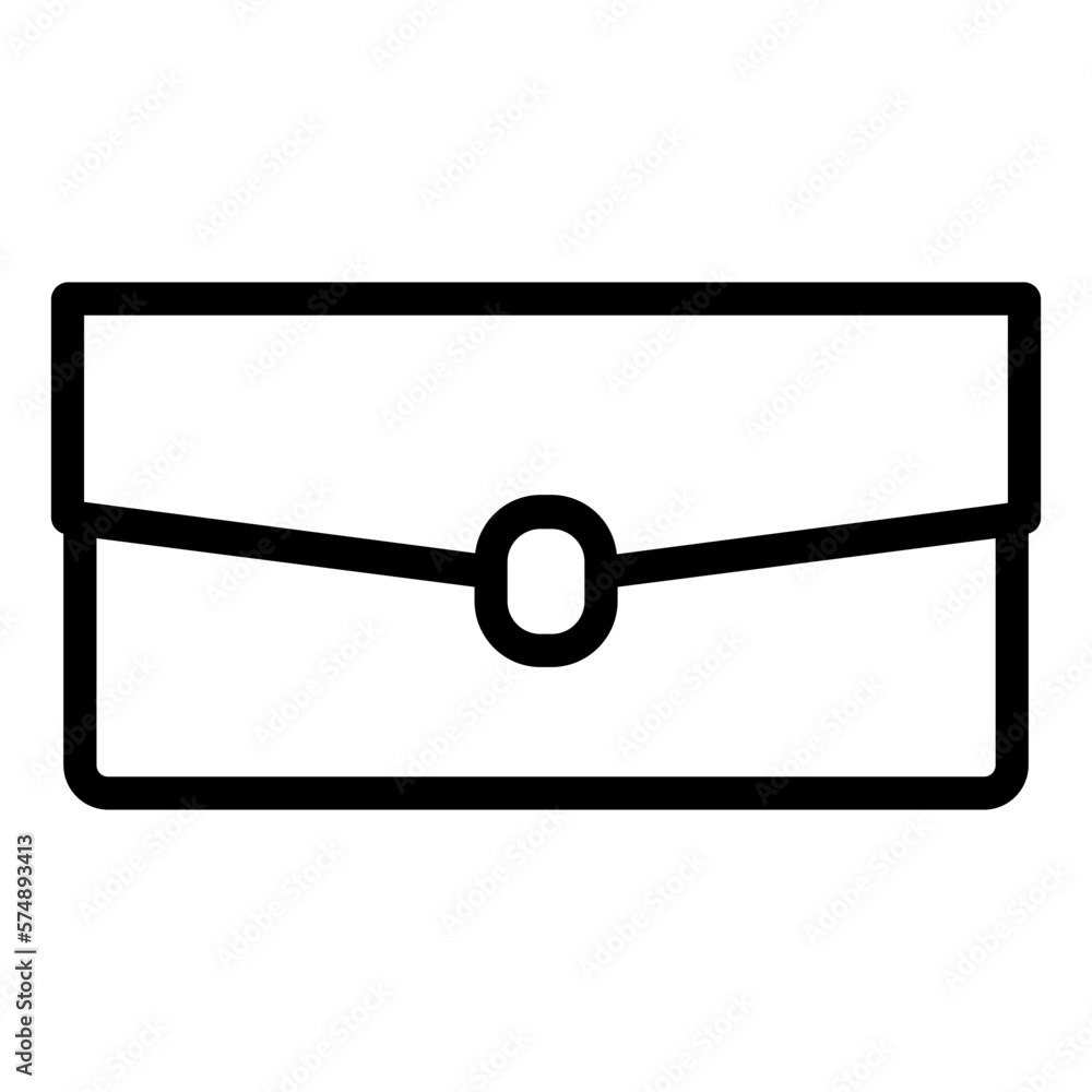 Wallet outline icon Wallet outline icon