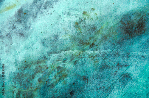 Oxidized copper background. copper oxide patina. natural texture copper material.green and blue copper patina..