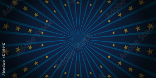 Background with retro rays