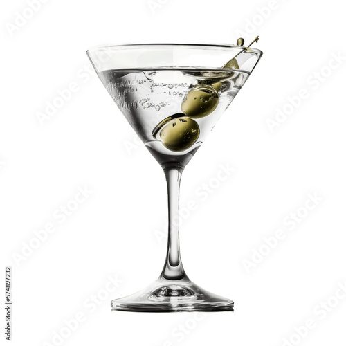martini cocktail drink, transparent background png photo