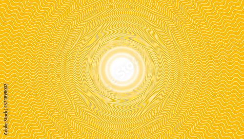 Ramen round vector pattern, yellow noodle, italian pasta