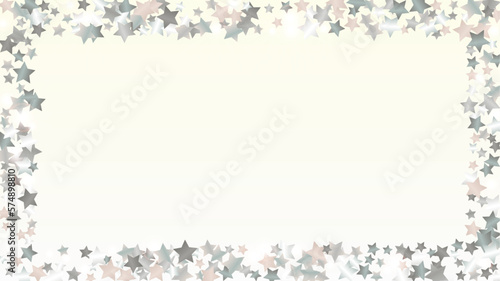 Realistic Background with Confetti of Glitter Star Particles. Sparkle Lights Texture. Celebration pattern. Light Spots. Star Dust. Christmass Design. Explosion of Confetti. Design for Advertisement.