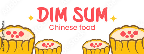 cute simple dimsum template with copy space