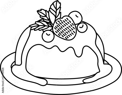 Panna cotta icon