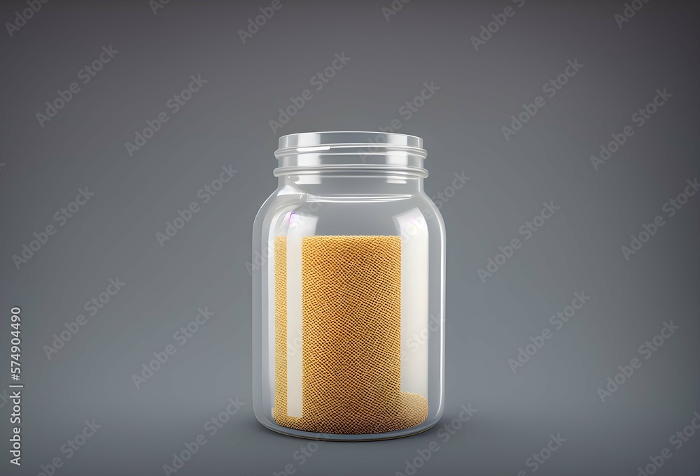 Clear Jar created with Generative AI technology Clear Jar created with Generative AI technology