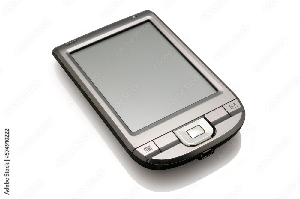 PDA-Personal Data Assistant used for mobile office organization (isolated with clipping path) PDA-Personal Data Assistant used for mobile office organization (isolated with clipping path)