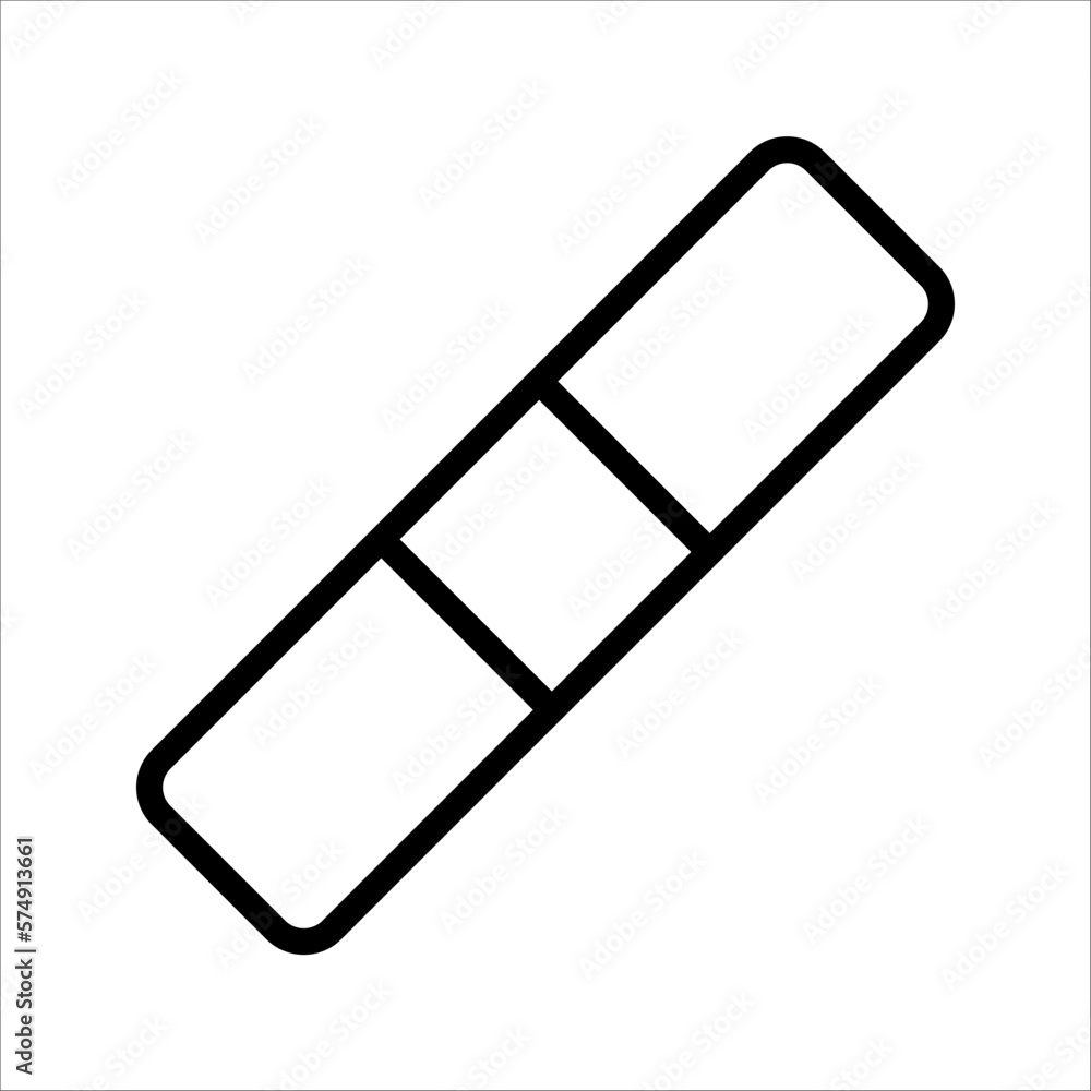plaster icon vector bandage design illustration on white background plaster icon vector bandage design illustration on white background
